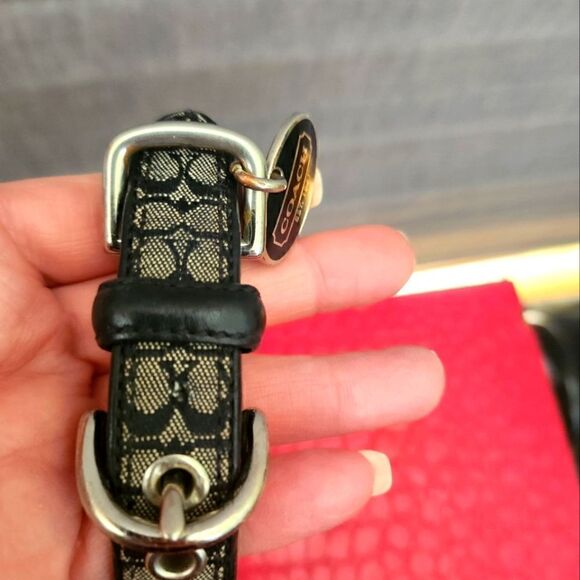 Coach Small Pet Collar with Engraveable Tag - Picture 5 of 11